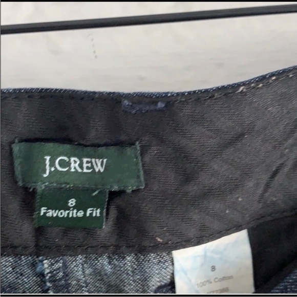 J.Crew Favorite Fit Wide Leg Chambray Trouser Pants Blue Size 8 Work Career - Picture 7 of 15